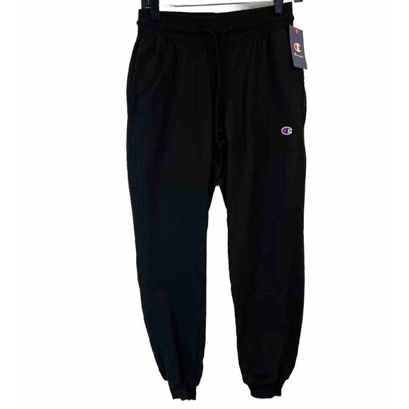 Champion Black Jogger Sweatpants Size S - Picture 1 of 5